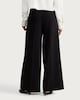 image 3 of F&F Wide Leg Button Detail Trousers  in Black