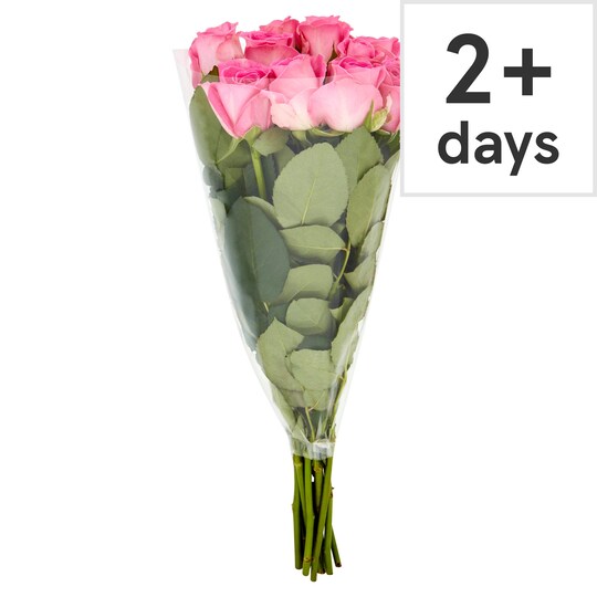 Small Rose Bouquet (Pink) Tesco Groceries