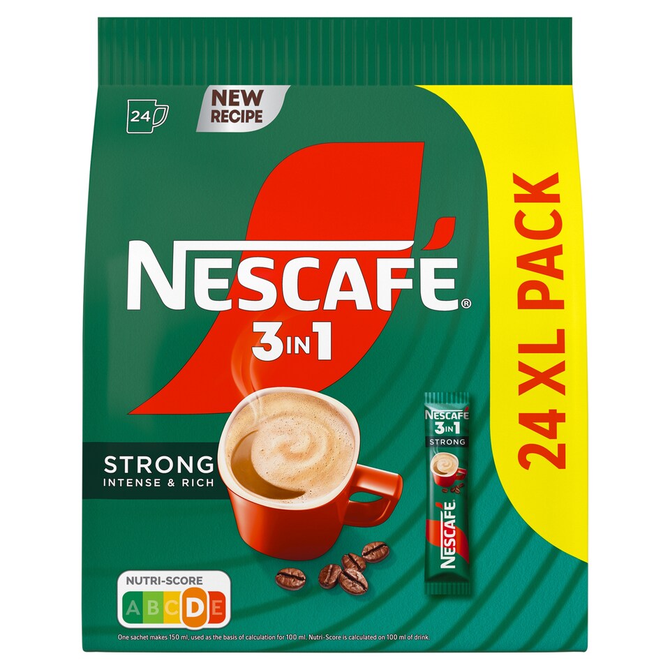 image 1 of NESCAFÉ 3in1 Strong Intense & Rich Instant Coffee Speciality 24 x 14 g (336 g)