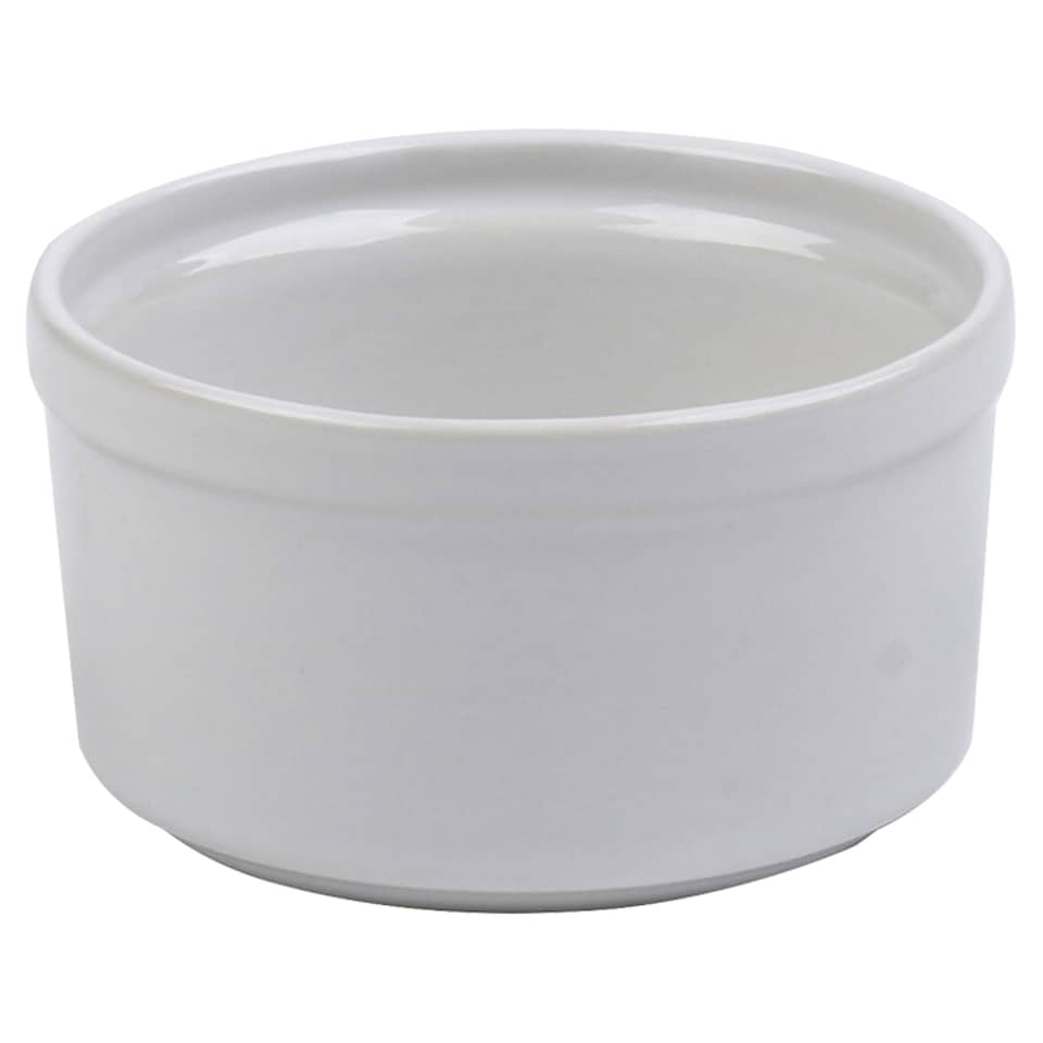 image 1 of Tesco white ceramic ramekins 2 pack