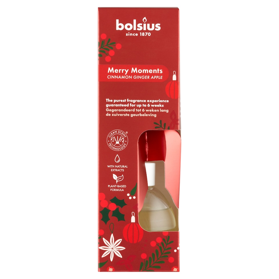 Bolsius Merry Moments Cinnamon Ginger Apple illatosító 60 ml  1. kép