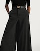 image 2 of The F&F Edit Palazzo Jeans in Black