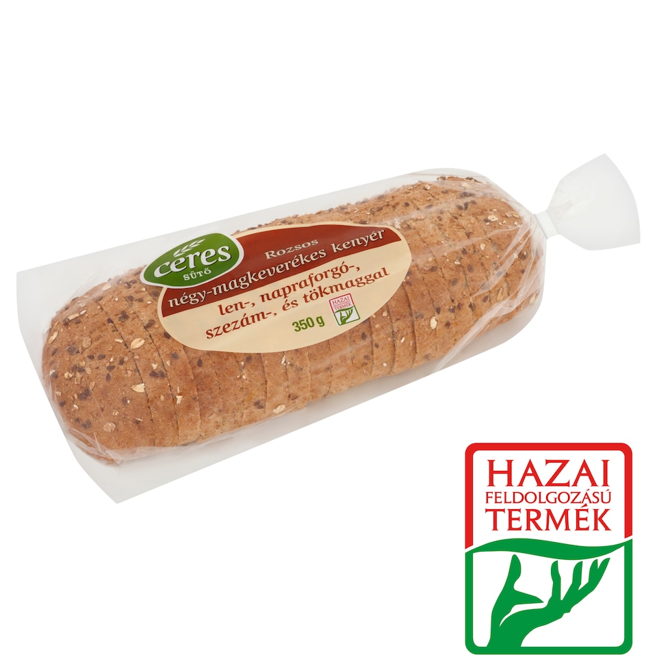 Ceres rozsos négy-magkeverékes kenyér 350 g