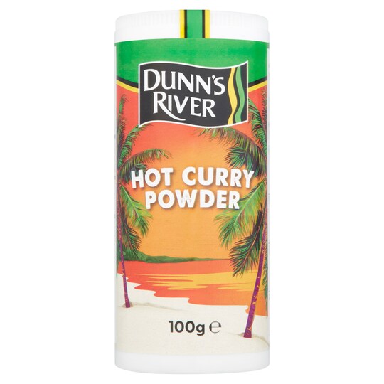Dunns River Caribbean Curry Powder Hot 100G Tesco Groceries