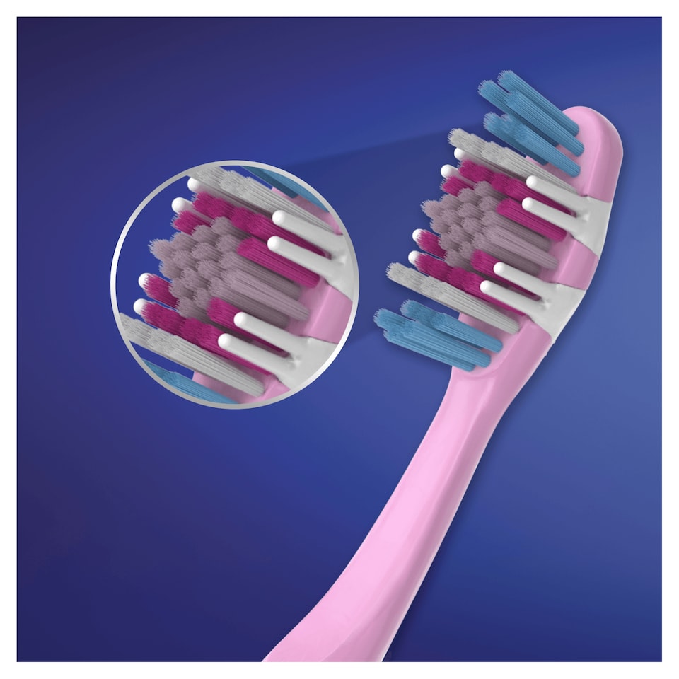 image 1 of Oral-B 3D White Brilliance Medium Manual Toothbrush
