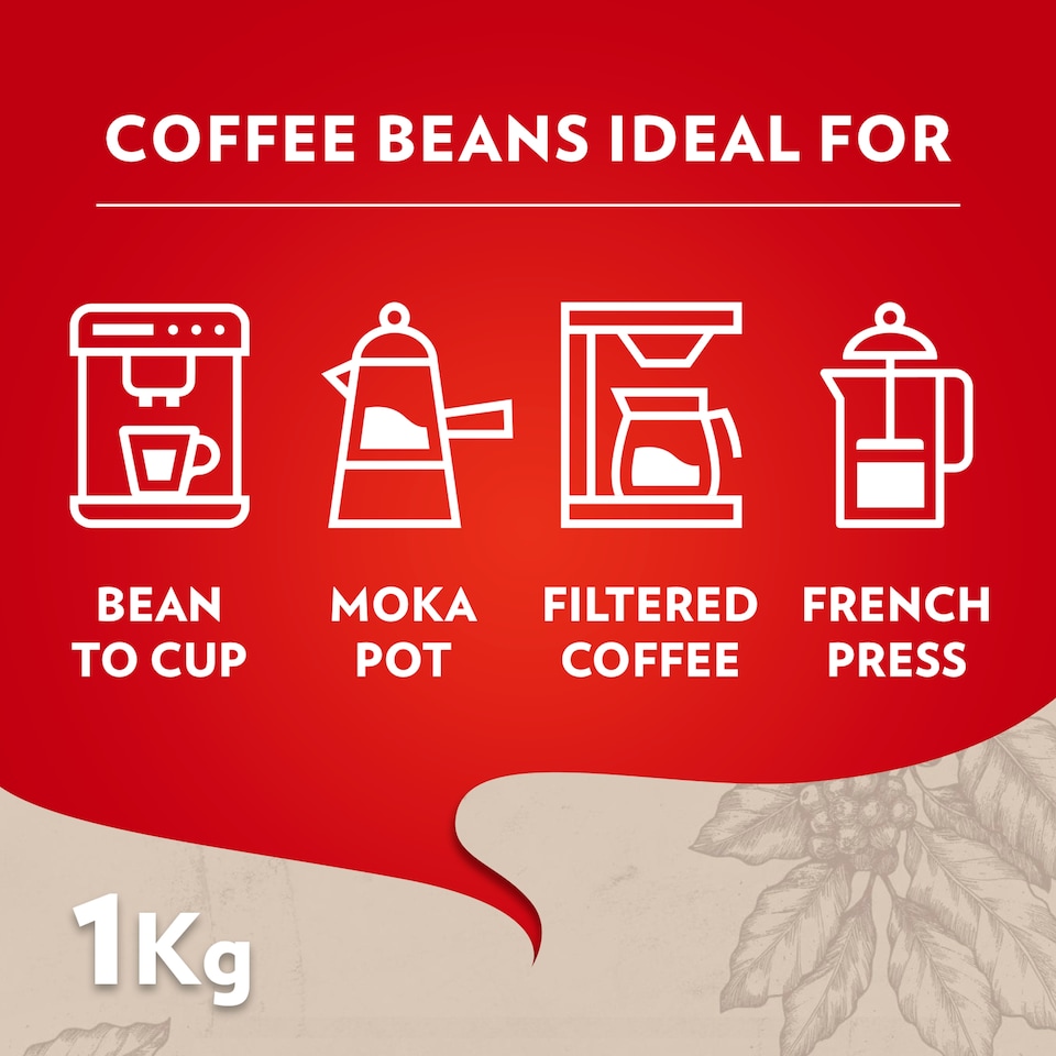 image 1 of Lavazza Qualita Rossa Coffee Beans 1Kg
