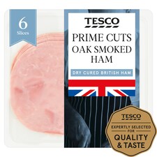 Tesco British Smoked Ham 125G