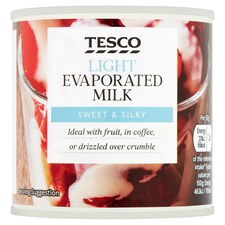 Tesco Light Evaporated Milk 170G