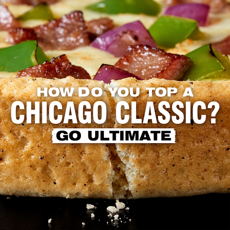image 1 of Chicago Town Deep Dish Peppered Cheesesteak Pizza 2 X 160G
