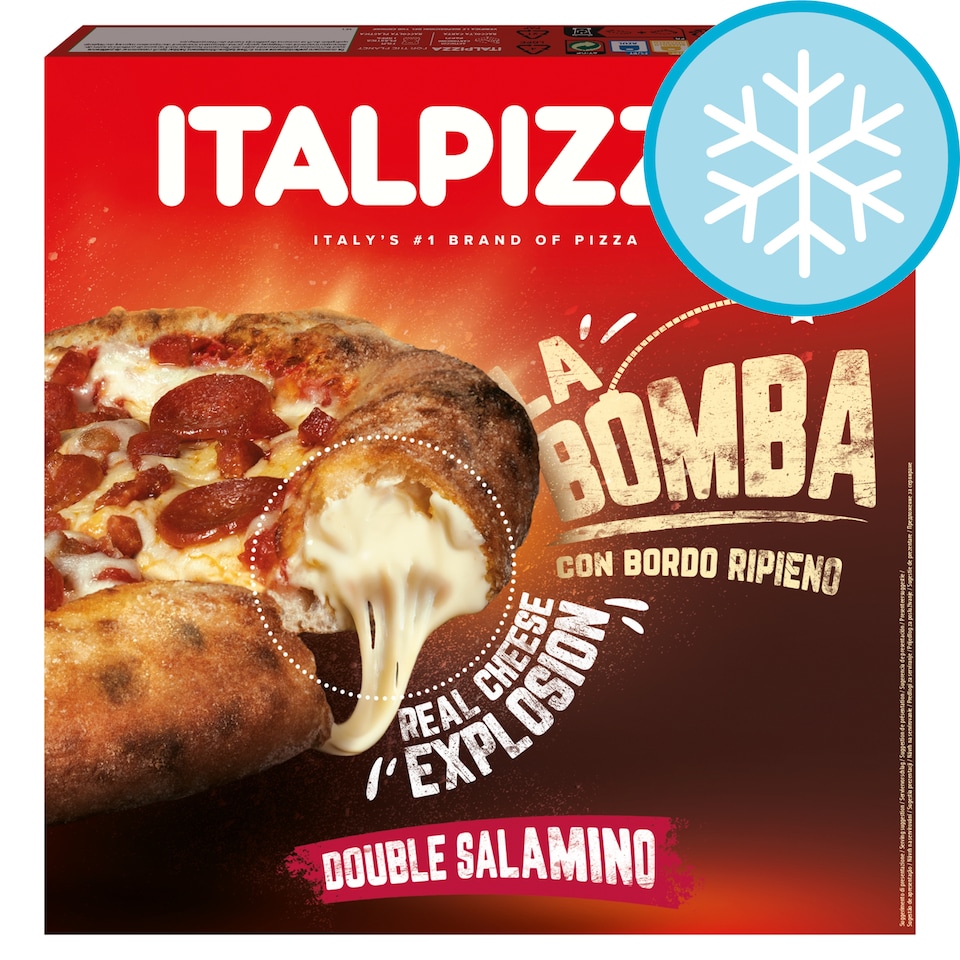 Italpizza La Bomba Double Salamino Pizza 465g