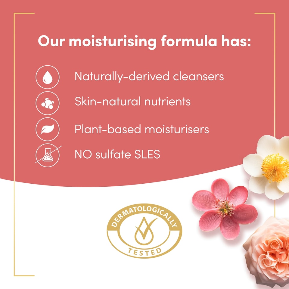 image 1 of Dove Silky Velvet Body Wash Shower Gel 450 ml