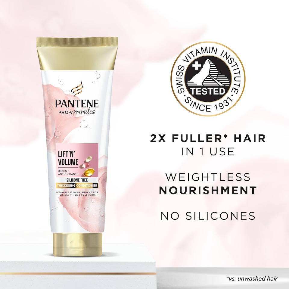 image 1 of Pantene Pro-V Miracle Lift 'N' Volume Hair Conditioner 275ml