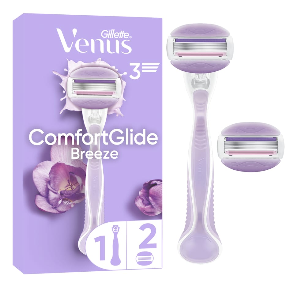 image 1 of Gillette Venus ComfortGlide Women’s Razor Breeze, 1 Refill Razor Cartridges