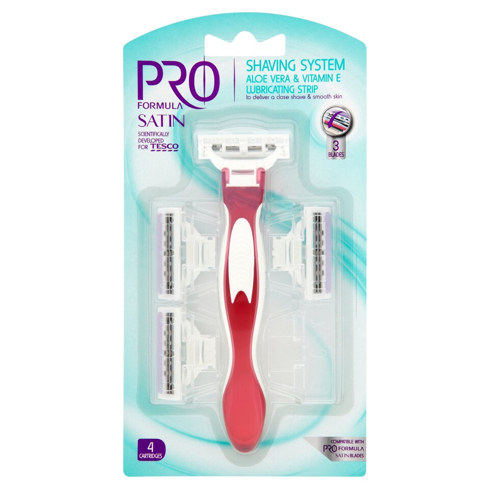Pro Formula Satin 3 Blade Handle +4 Hybrid