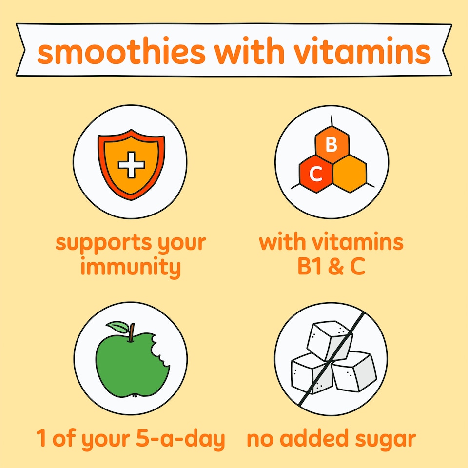 image 1 of Innocent Super Smoothie Recharge, Mandarin & Carrot 750ml