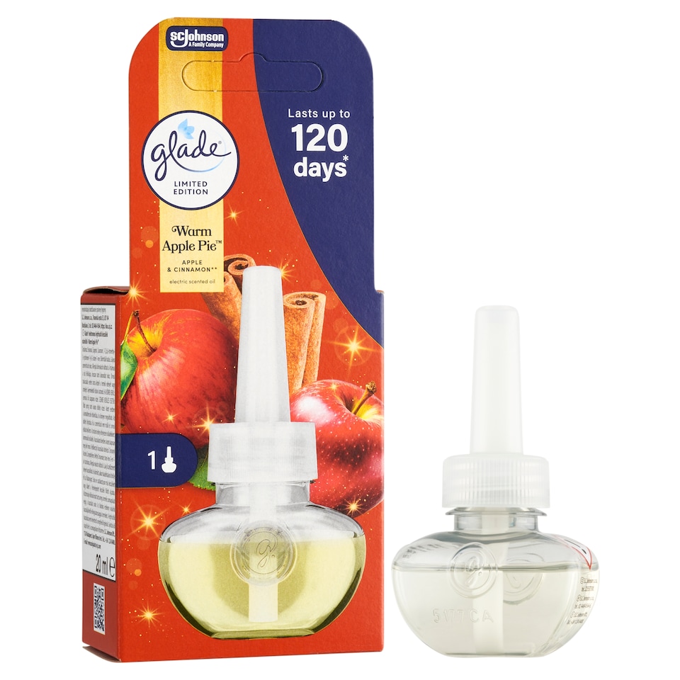 Obrázek 1 pro produkt Glade Warm Apple Pie náplň elektrický tekutý osvěžovač vzduchu 20ml