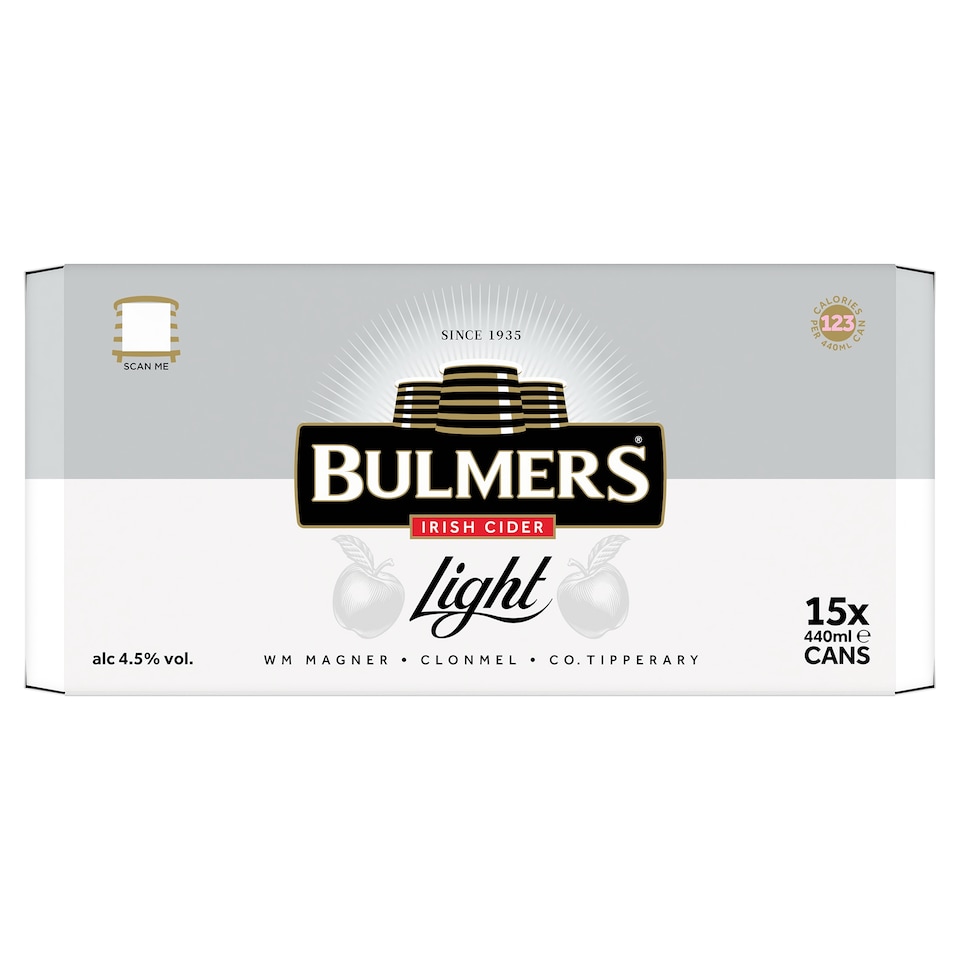 image 1 of Bulmers Light 15 x 440ml