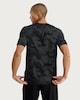 image 3 of F&F Active ULTRARUN Seamless Camo Print Short Sleeved T-Shirt in Grey