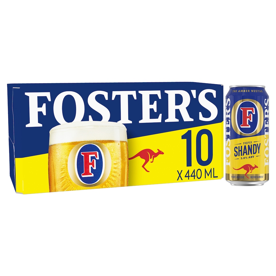Foster's Proper Shandy 10 x 440ml