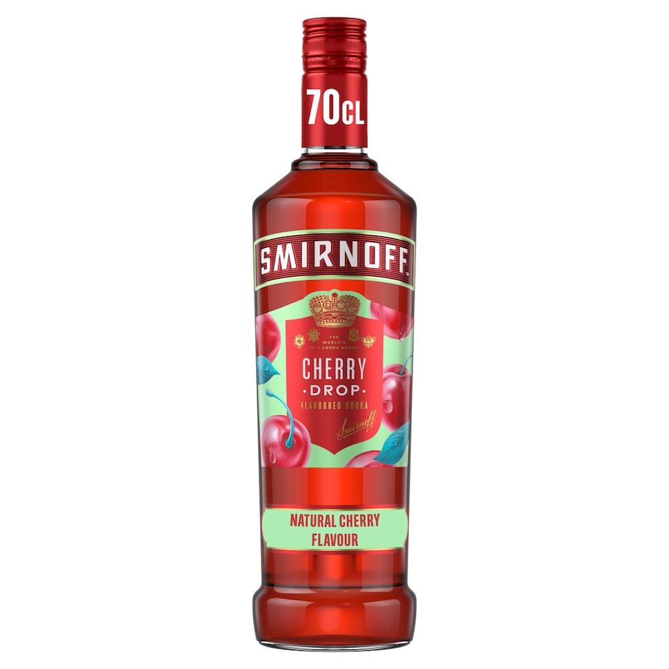 image 1 of Smirnoff Cherry Drop Flavoured Vodka 700ml