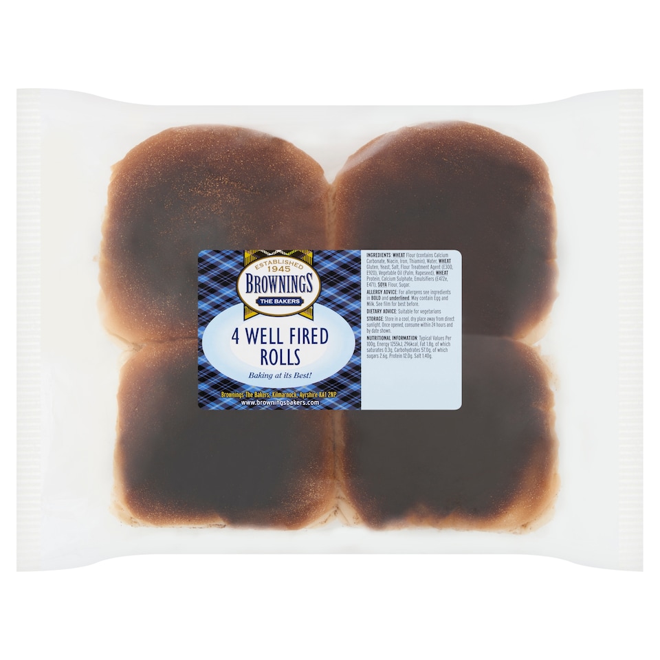 Brownings Well Fired Rolls 4 Pack