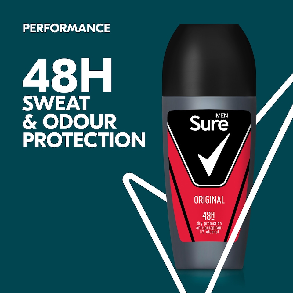 image 1 of Sure Men 48h Original Roll On Antiperspirant Deodorant 50ml
