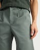 image 2 of The F&F Edit Cotton Rich Pleated Shorts in Khaki