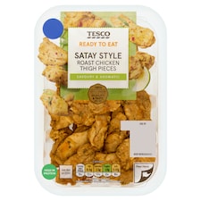 Tesco Satay Style Roast Chicken Thigh Pieces 180g
