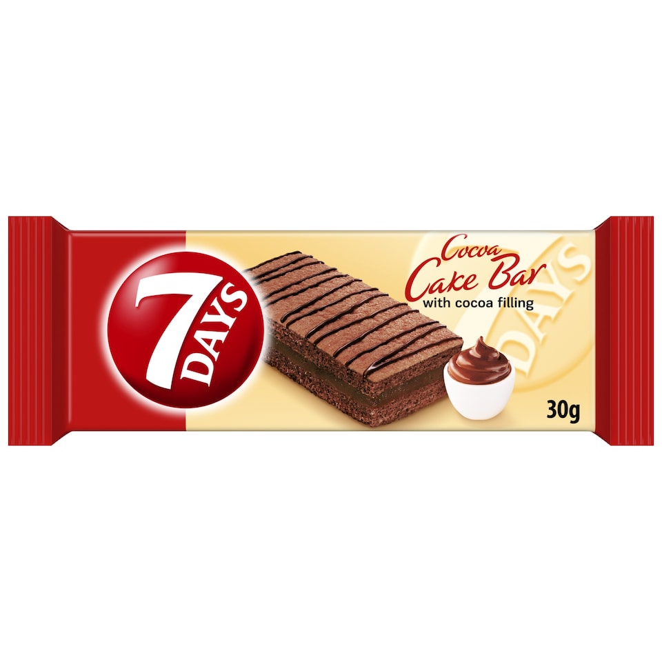 7 Days Cake Bar S Kakaovou Náplňou 30 G