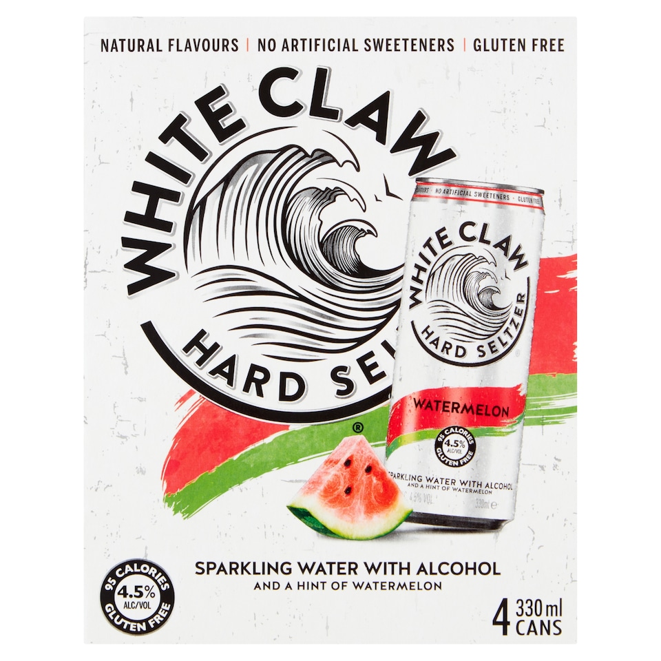 White Claw Hard Claw Watermelon 4X330ml