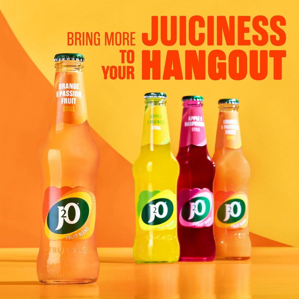 image 1 of J2O Orange & Passion Fruit 4x275ml