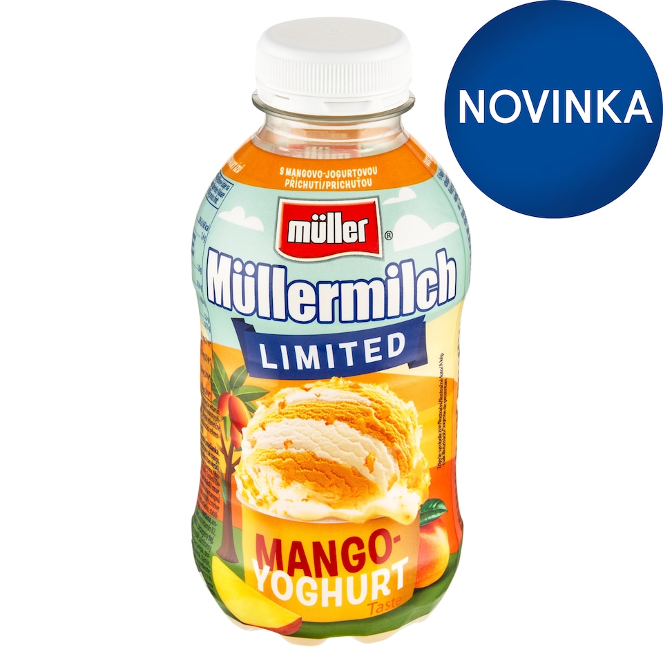 Müller Müllermilch Milk Drink with Mango-Yogurt Flavor 400 g