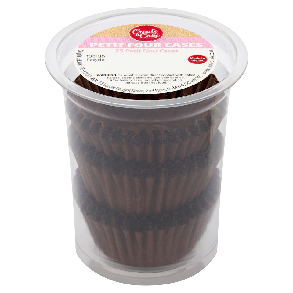 Create A Cake Petit Four Cake Cases 75
