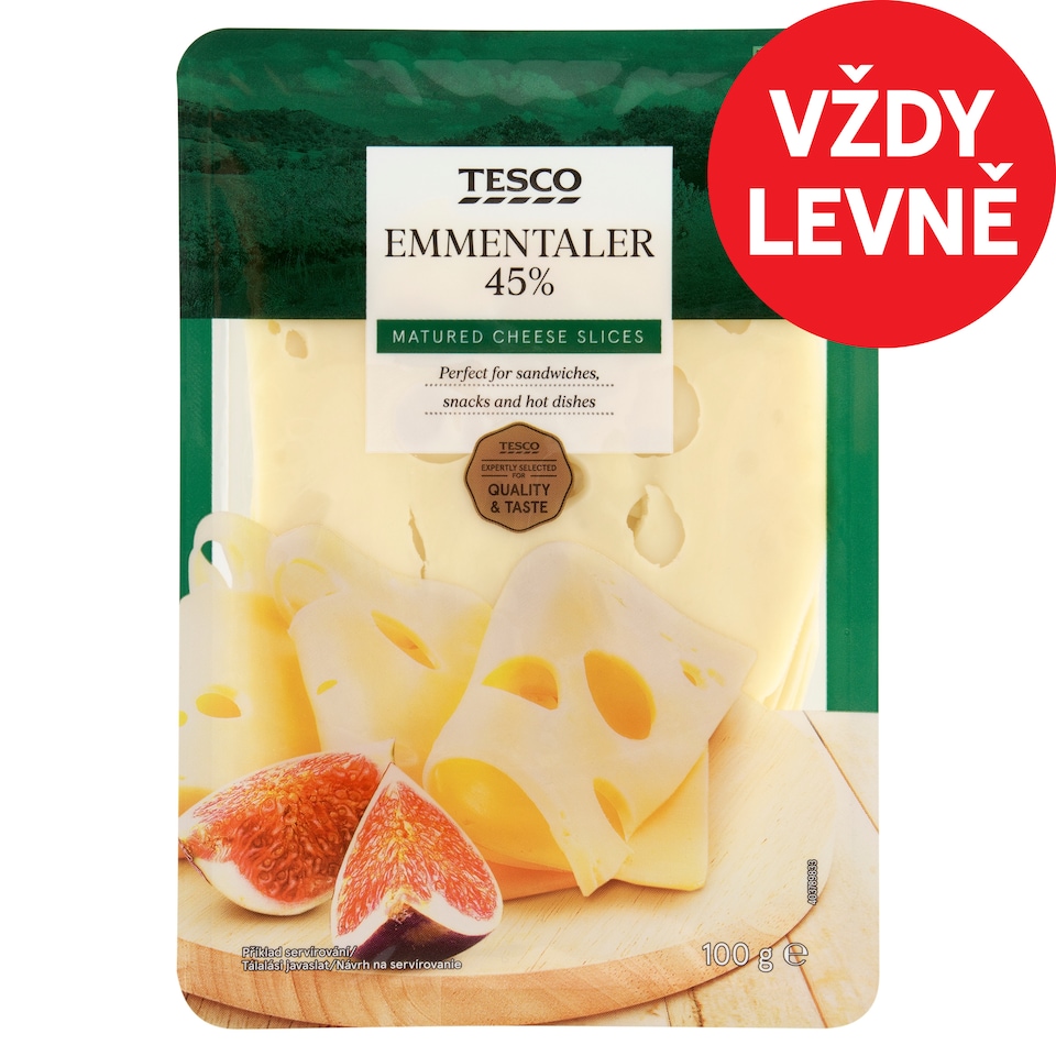 Tesco Ementaler 45% 100g