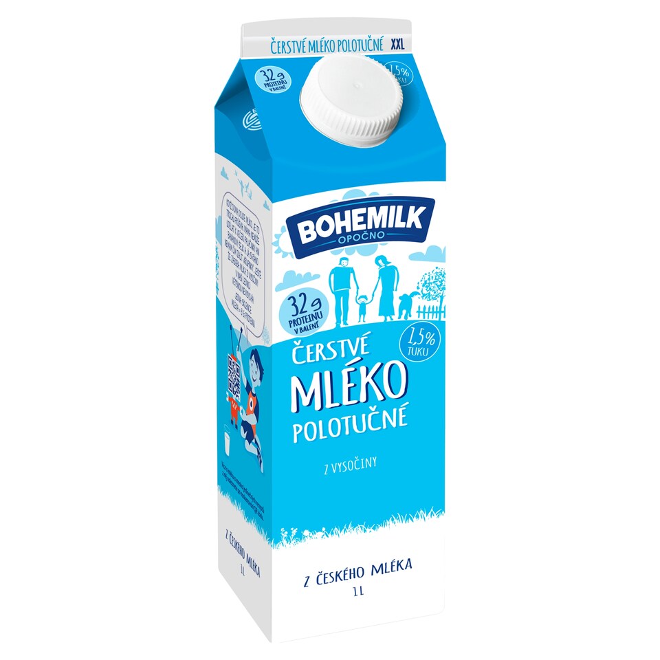 Moravia Fresh Semi-Skimmed Milk 1L