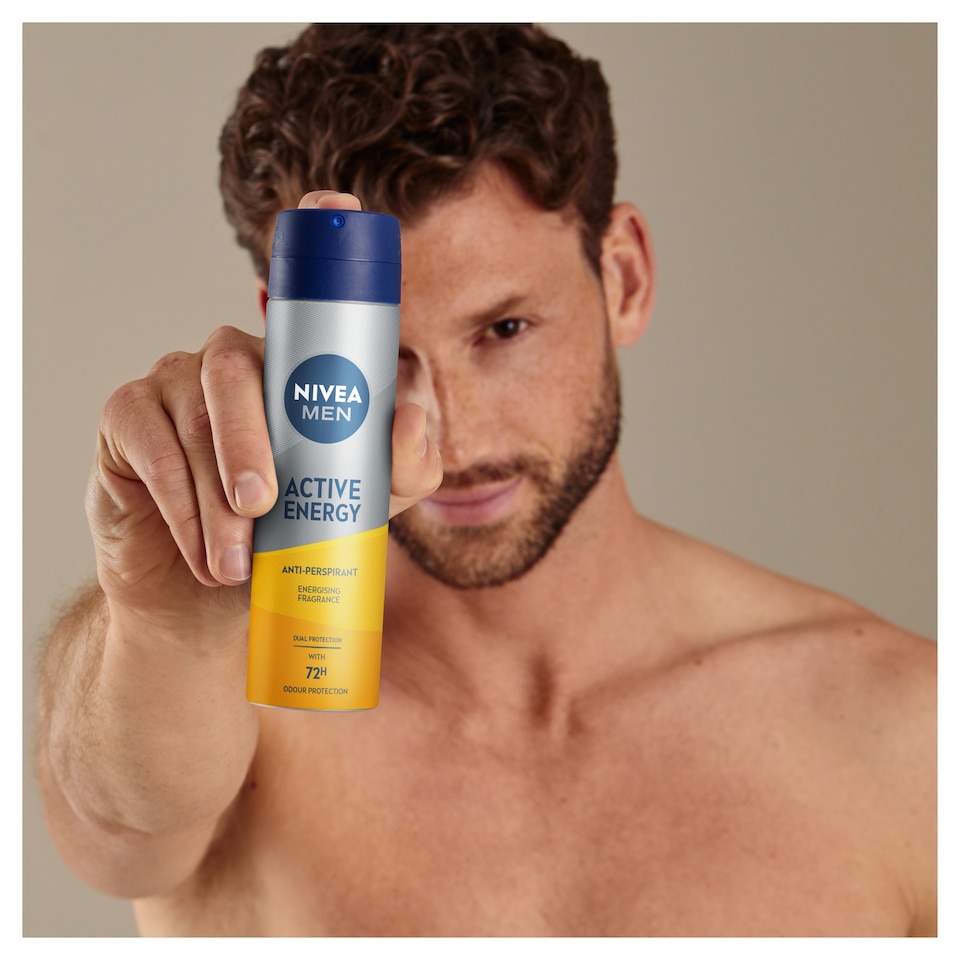 image 1 of Nivea Men Active Energy A/Pspirnt Spray 250Ml