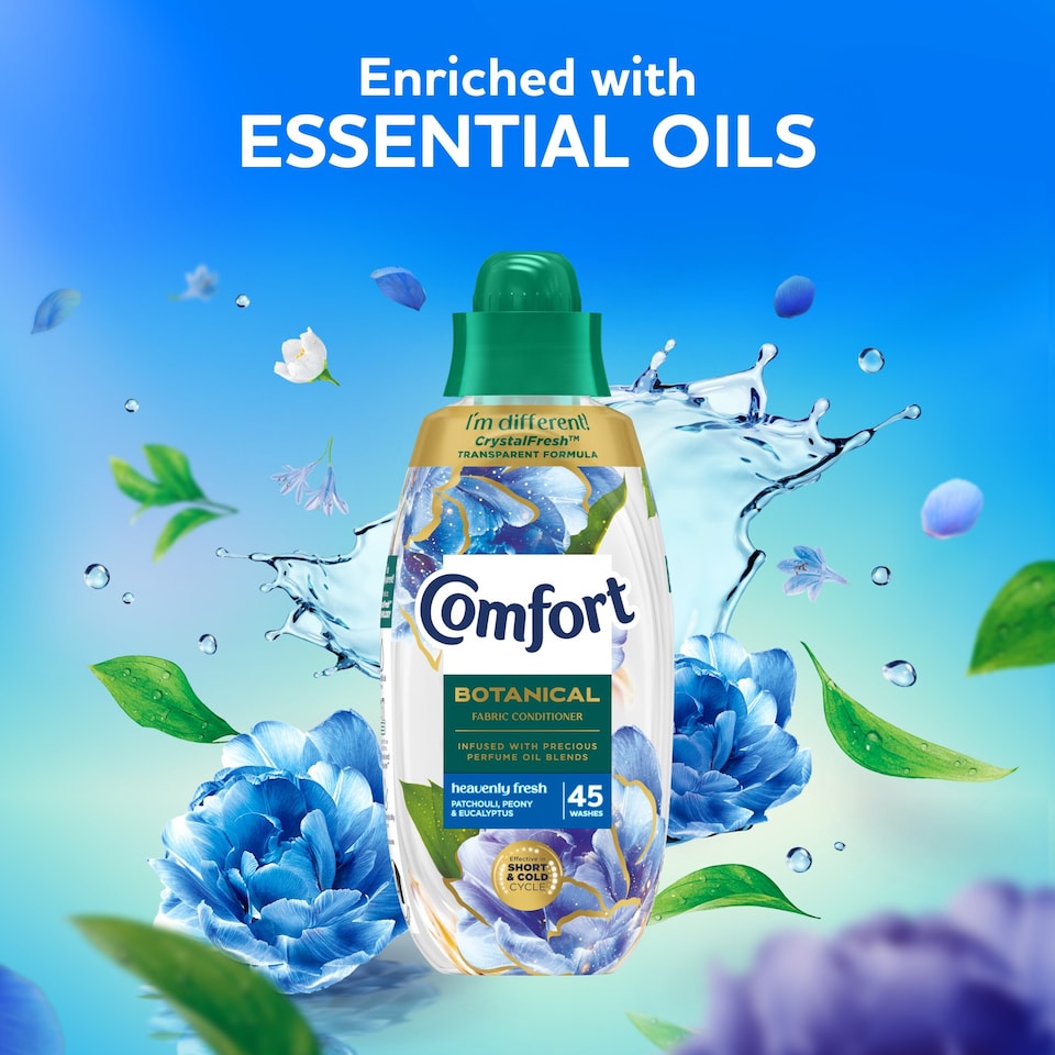 image 1 of Comfort Botanical Heavenly Fresh Fabric Conditioner 45 Washes 675ml