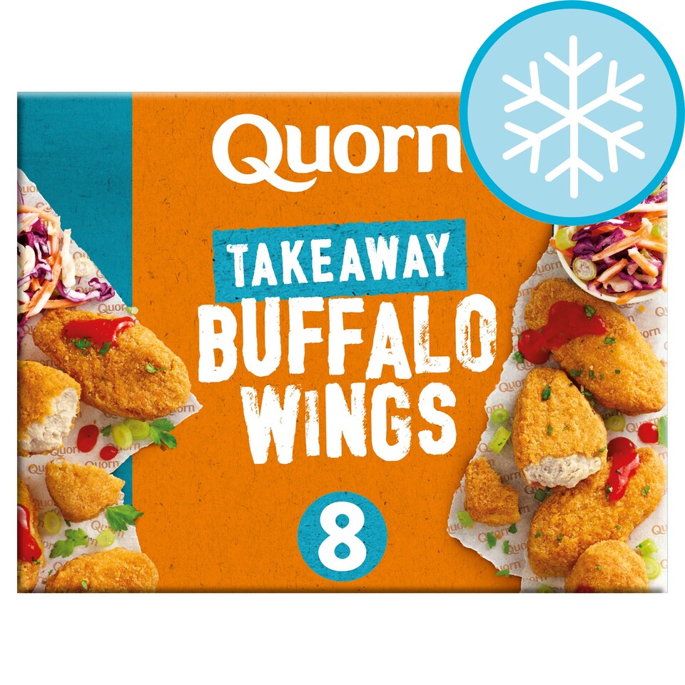 Quorn 8 Vegan Takeaway Buffalo Wings 250G Tesco Groceries