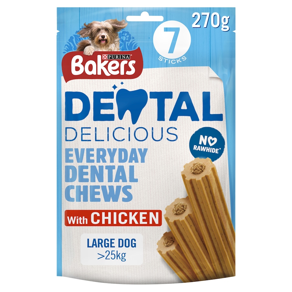 image 1 of Bakers Dental Delicious Large Chicken 270G