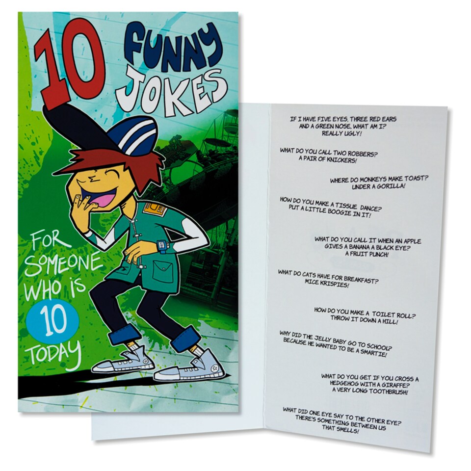 Quitting Hollywood Birthday Card 10 Funny Jokes 10 Today
