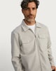 image 2 of The F&F Edit Cotton Rich Pocket Detail Shacket in Stone