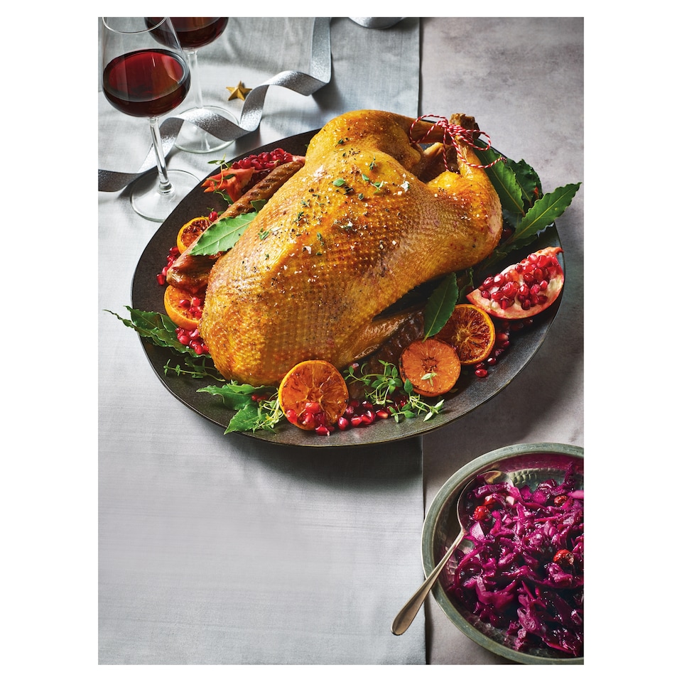 image 1 of 34. Tesco Finest Free Range Medium Goose 4kg-6kg (Serves 8-12)