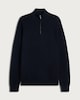image 4 of F&F Pure Cotton Knitted Half Zip Jumper in Navy
