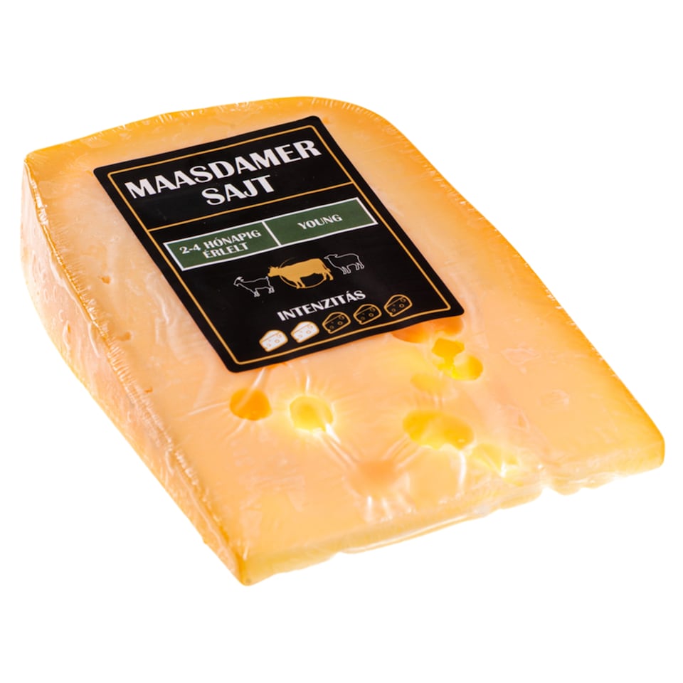 Maasdammer zsíros, félkemény sajt