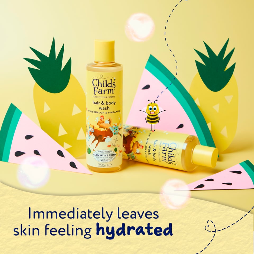 image 1 of Childs Farm Hair & Body Wash - Watermelon & Pineapple 250ml