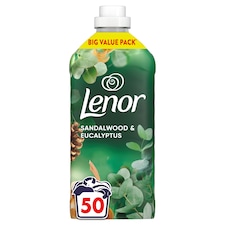 Lenor Fabric Conditioner - Sandalwood & Eucalyptus 50 Washes 1.65L