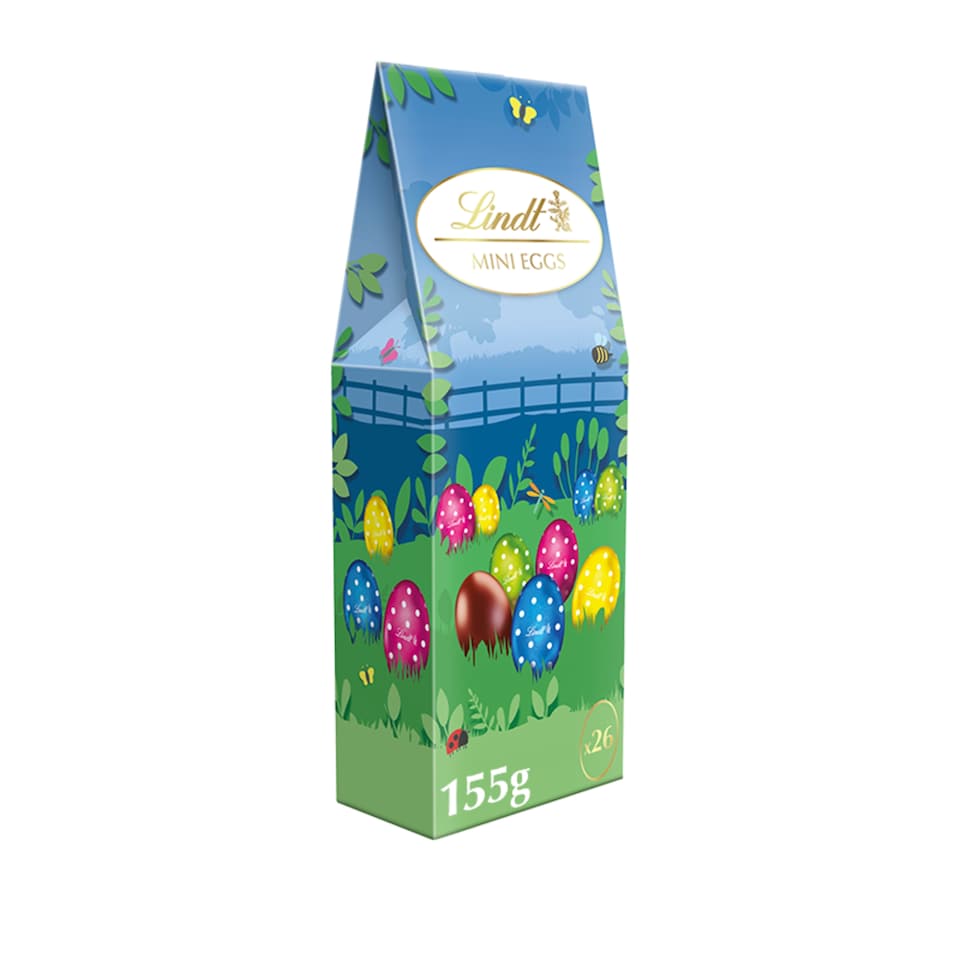 image 1 of Lindt Mini Easter Eggs Milk Chocolate 155g