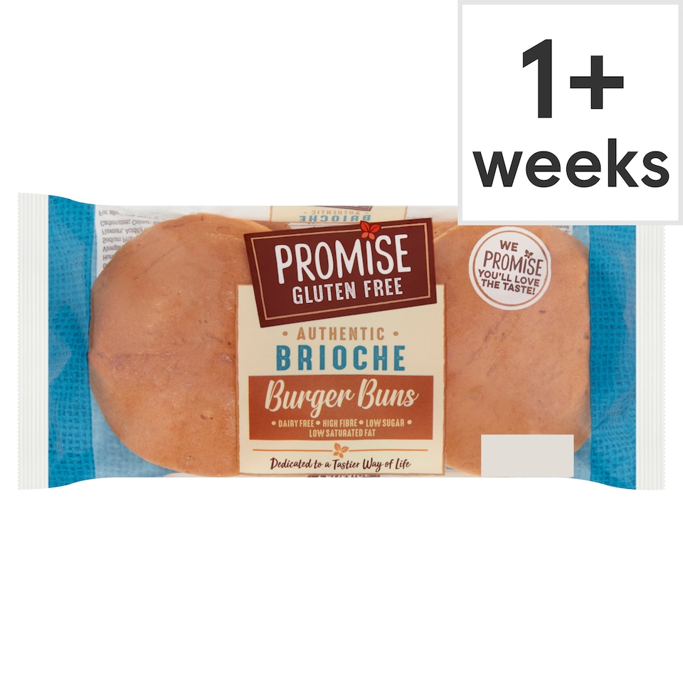 Promise Gluten Free Brioche Burger Buns 4 Pack 260G