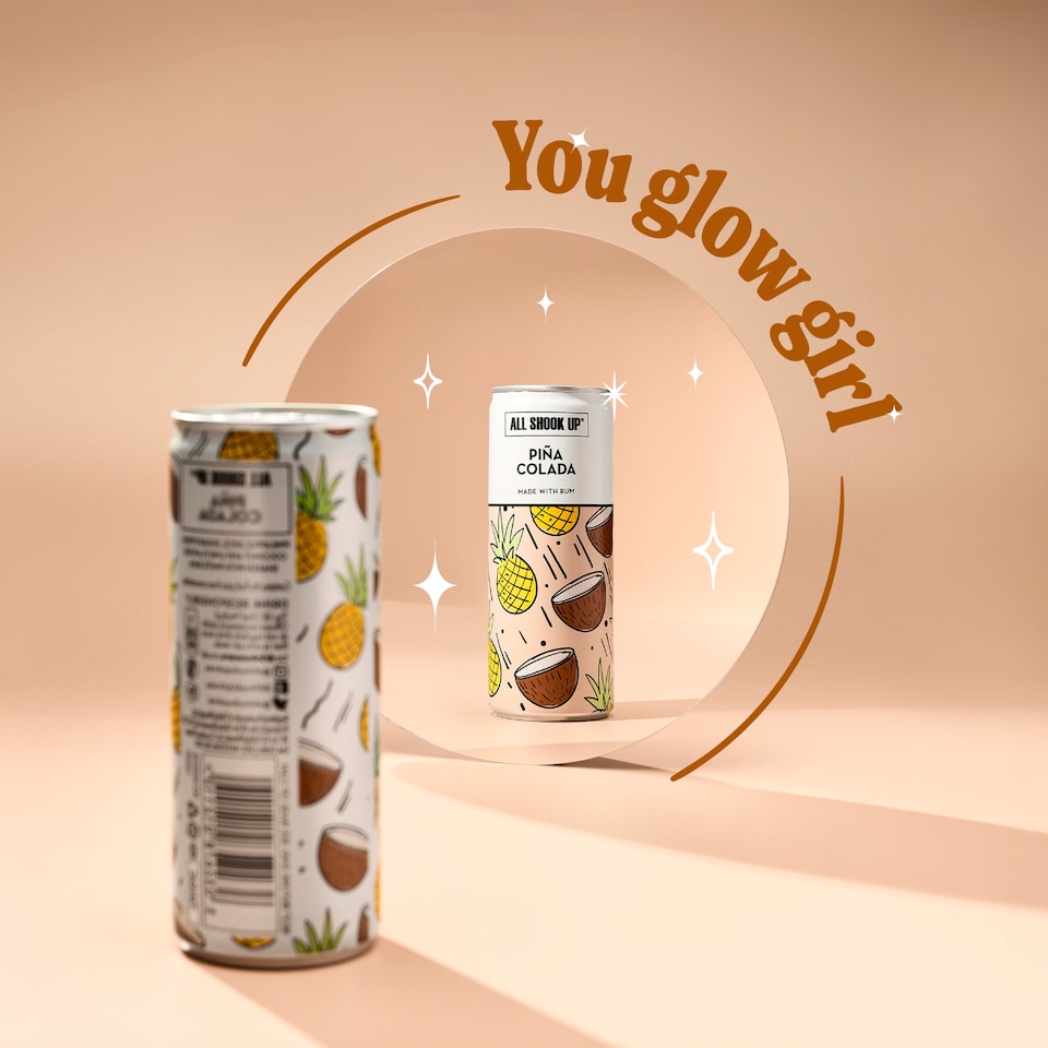image 1 of All Shook Up Premium Cocktail - Pina Colada 250ml