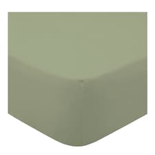 F&F Home Bedding Poly Cotton Green Fitted Sheet Double